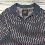 Hollister Men's Knit Sweater Polo Shirt Johnny Open V-collar Size Large. Fixed Price $18.00.