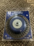 Mercer Industries 189040 - 6" X 5/8"-11 Knot Cup Brush, .014 Carbon Steel Wire. Fixed Price $24.99.
