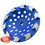 Actintool 7" Grinding Cup Wheel 5/8-11 Thread 10 Arrow Segments. Fixed Price $82.00.