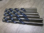 (6) 25/64" Hi-molybdenum Steel 135 Split Point Black & Gold Finish Jobber Drill. Fixed Price $35.00.