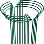 Higift 8 Pack Plant Support Stakes, Half Round Metal Garden Stake Indoor P. Fixed Price $36.99.