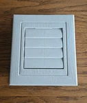5 Novik Dryer Vent Mounting Blocks 7.6" W X 8.4" Adjustable Depth Linen Pk. Fixed Price $30.00.