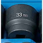 Grey Pneumatic 1/2" Drive X 33mm Standard Socket. Fixed Price $23.52.
