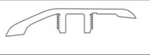 Shaw Rd3hs-0278v Paladin Plus 94" Vinyl Glue Down Reducer - Sold Ashen Brown. Fixed Price $74.83.