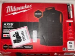 Milwaukee M300b-21xl M12 Axis Xl Black Heated Vest Kit W/ Battery & Charger. Fixed Price $119.95.
