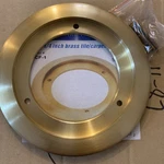 Lew Electric Scf-1 Round Brass Floor Cover 5-1/4" Tile / Carpet Flange Open Box. Fixed Price $39.99.
