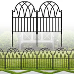 Garden Fence - 24 In(h) X 10.56ft(l) Arched Metal Panel No Dig Fence, G.... Fixed Price $37.75.