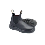 179-130blundstone Steel Toe Slip-on Elastic Side Boots W/ Kick Guard, Black, Au. Fixed Price $176.26.