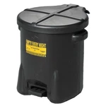 Eagle 933flblk Oily Waste Can,6 Gal.,polyethylene,black 20gy40. Fixed Price $77.32.