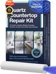 Quartz Countertop Repair Kit Diy (3 Clear, White Acrylic & Dark Color. Fixed Price $46.99.