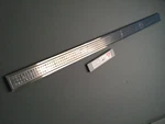 Schluter Kerdi-line Brushed Stainless Steel-3/4" Frame 56", Kl1b19eb140. Fixed Price $299.00.