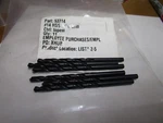 #14 Hss 118 Black Oxide Finish Fmt Jobber Drill Qty 6. Fixed Price $15.00.