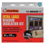 Frost King V75h Window Insulation Kit, Extra Large, 62" X 210". Fixed Price $11.59.