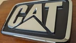 Caterpillar Cat Truck Hood Emblem 8 1/2 X 5 Ct630 Raised Letters New Grille. Fixed Price $99.99.
