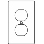Hubbell Weatherproof Cover, 1 Gang, Aluminum, Duplex Receptacle Cover Type 1fac. Fixed Price $21.31.