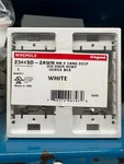 Wiremold 2344sd-2awh Nm 2g Deep Div Over Rcwy Dev Box White. Fixed Price $15.00.