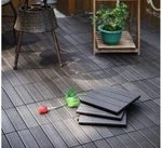 Courtyard Casual Wpc Gray Deck Tile, 18-pc Set (12 X12 X0.75 ) Decktile. Fixed Price $51.03.