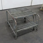 Cotterman 2-step Steel Rolling Ladder Steps 24" Wide 20" Tall. Fixed Price $69.99.