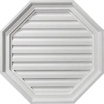 Ekena Millwork Gvoc22x22f Gable Vent Louver 22"w X 22"h 1 1/8"p - Functional. Fixed Price $29.99.