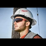 Milwaukee Tool 48-73-2054 Safety Glasses, Anti-scratch, Black Lens, Black/red. Fixed Price $23.97.