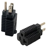 Bluexin 2 Pack Nema 5-15p To 5-20r Adapter15 Amp Household Plug 20 T-b.... Fixed Price $14.62.