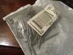 1/8" X 1-1/2" Bright Finish Alloy Steel Standard Dowel Pin Qty 100. Fixed Price $35.00.