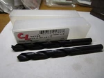 R X 4-3/4" Oal 135 Split Black Oxide High Speed Steel Jobber Drill Qty 2. Fixed Price $15.00.