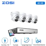 Zosi 4k 8mp Poe Security Camera System With Spotlight Ai Nvr 2tb Hdd Waterproof. Fixed Price $359.99.