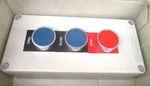 Telemecanique Xap-g39203 Open-close-stop 3-pushbutton Station 49055lin. Fixed Price $100.00.