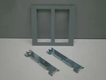 Wiremold Legrand G4007c-2 Device Plate (2-gang) Gray For 4000-series New Sealed. Fixed Price $12.85.