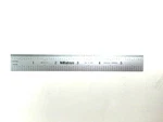 Mitutoyo 182-107 6" Scale Ruler 1/10, 1/100, 1/2 Mm, 1 Mm Rigid 3/4" Wide. Fixed Price $18.50.