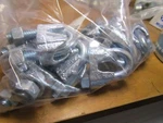 (11) 3/8" Zinc Plated Malleable Wire Rope Clips. Fixed Price $20.00.