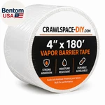 Crawlspace-diy Crawl Space Vapor Barrier Tape 4" X 180' Heavy Duty Barri. Fixed Price $36.43.
