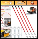 27" Snow Plow Blade Markers Kit - High Visibility Guide Poles For Atv & Trucks. Fixed Price $71.99.