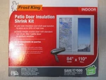 Frost King Indoor Patio Door Insulation Kit Clear 84" W X 110" L New. Fixed Price $13.49.