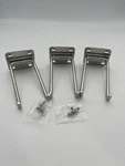 3 Pack Triton Products 4" Double Rod 90 Bend Ss Lochook Locboard Square Hole. Fixed Price $15.95.