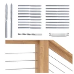 Muzata T316 Swage Lag Screws Left & Right For 1/8" Cable Railing Hardware Ck17. Fixed Price $31.99.