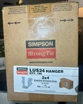Qty. 100 Simpson Strong-tie Joist Hanger Lus24. Fixed Price $62.00.