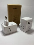 One Beat European Travel Plug Adapter Us To Eu W/2 Outlets 3 Usb (2 Usb-c)type C. Fixed Price $15.00.