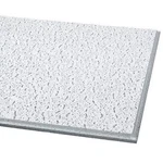 Armstrong Fissured Ceiling Tile, 24 In W X L, Angled Tegular, 15/16. Fixed Price $122.85.