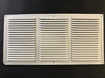 Master Flow 8 In. H X 16 W White Aluminum Undereave Vent. Fixed Price $8.00.
