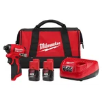 Milwaukee 3450-22 M12 12v 1/4" Subcompact Brushless Hex Impact Driver Kit. Fixed Price $129.99.