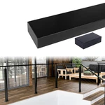 Muzata 6'6" Aluminum Black Cable Railing Handrail Rectangular For. Fixed Price $118.99.
