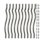 Deck Balusters 51 Pack Metal Spindles, 32.25"x1" Staircase Baluster With.... Fixed Price $123.64.