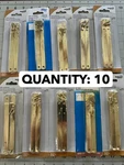 10-pack Lot 2/pc National Hardware N242-230 Table Leg Brace Brass Leaf Support. Fixed Price $48.19.