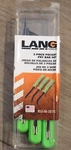 Lang Tools 3pc 5" Mini Pocket Pry Bar Set, Green, Made In The Usa #853-06-3stg. Fixed Price $36.26.