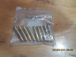 Nipple 1/8 X 2 Long Pipe Brass Qty 10. Fixed Price $15.00.