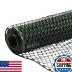 Boen - Plastic Hex Chicken Wire Mesh Temporary Fence Roll 4 X 100 Green. Fixed Price $197.63.