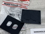 Wiremold 828pr-blk Duplex Receptacle Cover New Open Package. Fixed Price $25.00.