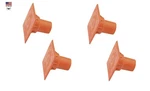 4 Pack Proworx #3 To #7 Rebar Safety Cap Osha Approved, Orange, Reusable. Fixed Price $16.95.